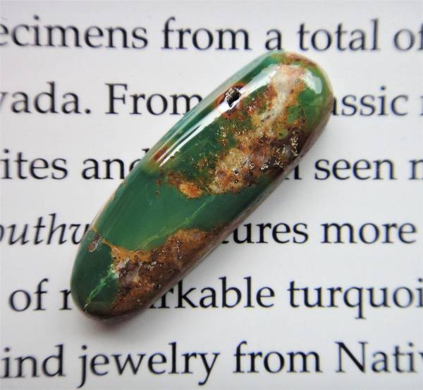 高品質 ロイストン ターコイズ ルース 深緑 15.3ct