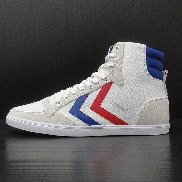 新品hummelヒュンメルSlimmer Stadil High Canvasスリマー27cm白
