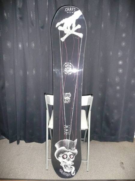 使用少◆14-15 SALOMON サロモン CRAFT BLACK クラフト 152cm