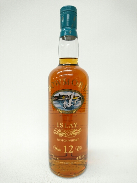 ボウモア 12年 シルクプリント BOWMORE - 旧ボトル カモメラベル 750ml