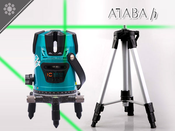 グリーンレーザー墨出し器3ライン/2垂直 1水平 1地墨ポイント4-3