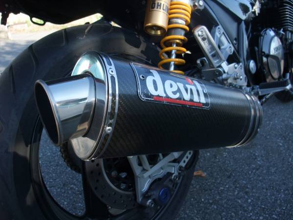 美品！XJR1300 デビル devil カーボン/ステン フルエキ ヤマハ用