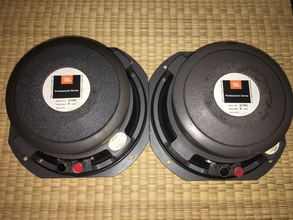JBL 2115H プロフェショナルシリーズスピーカー搭載 山水SP/LE8T