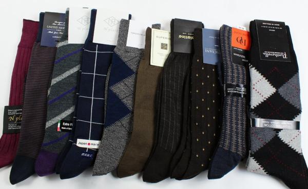 1円～【パンセレラ(英/ パラティーノ(伊/他】冬ドレカジ靴下10足