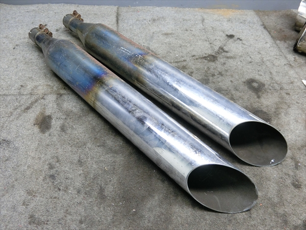 ドラッグスター 1100 デイトナ スラッシュカット サイレンサー 3