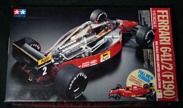 タミヤ 1/12 フェラーリ 641/2 F190 プラモデル 透明カウリング