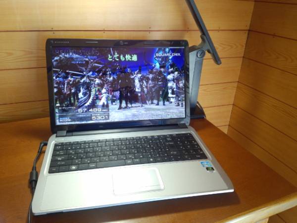 ゲーミング系PC Core i7 8GB 500GB GT540M Windows7 再整備