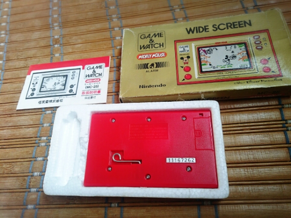 ミッキーマウス 任天堂 ゲームウォッチ - GAME 遊戯屋 MOUSE MICKEY 箱