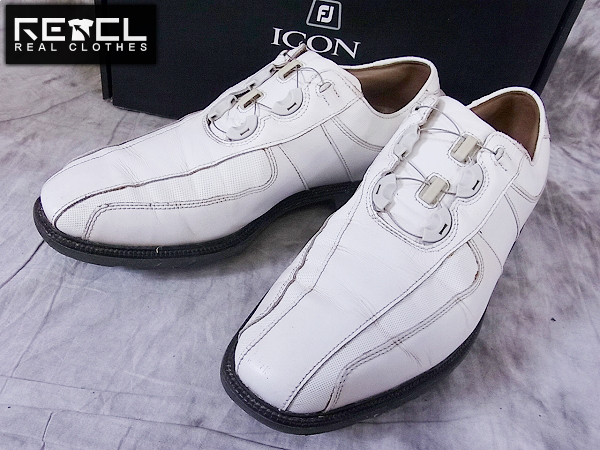 ヤフオク年末 FOOTJOY/フットジョイ ICON BOAゴルフシューズ8.5