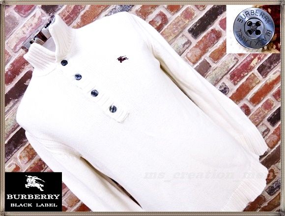 ニット BURBERRY BLACK バーバリーブラックレーベル メンズ（ニット 