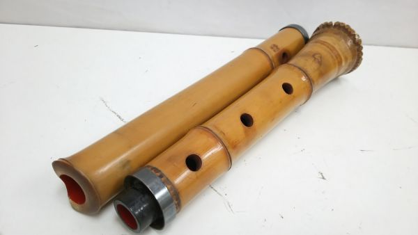 尺八 天八 精華 約54.5cm 動作不明 ジャンク品 Ci2647-268
