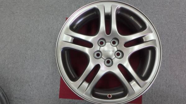 レガシィ純正　17-7J +55 5/100 4本セット　中古　バランスOK
