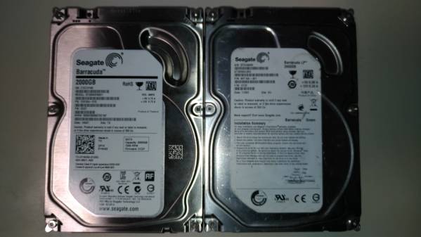 【SEAGATE】【HDD】【2TB】【動作済み】ST2000DM001他