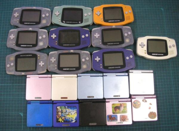 ゲームボーイアドバンス　他多数　ジャンク ゲームボーイアドバンス/GBA SP 本体 20台 ジャンク まとめ売り