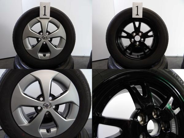 新車外し 52系プリウスPHV 純正アルミホイール ノーマルタイヤセット 