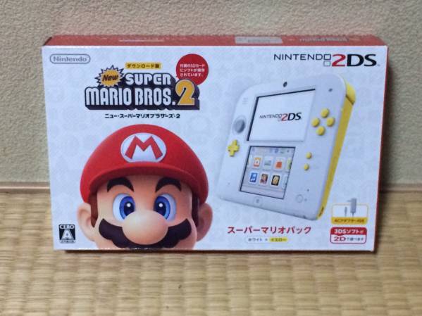 新品 ニンテンドー2DS スーパーマリオパック ホワイト イエロー ゲーム