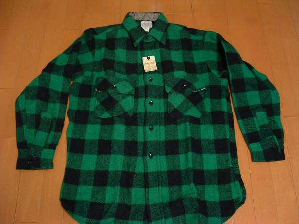 50'sデッドroomy richard バッファローチェック ウールシャツ