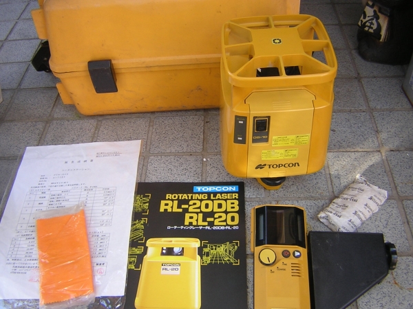 トプコン　レーザーレベル　RL-20　調整済み