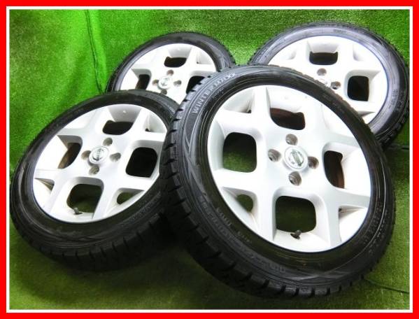 送料無料 日産 キューブ 15-5.5J■DUNLOP WM01 175/60R15■A2947
