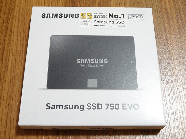 Samsung SSD 250GB 750 EVO 2.5インチ MZ-750250B/IT