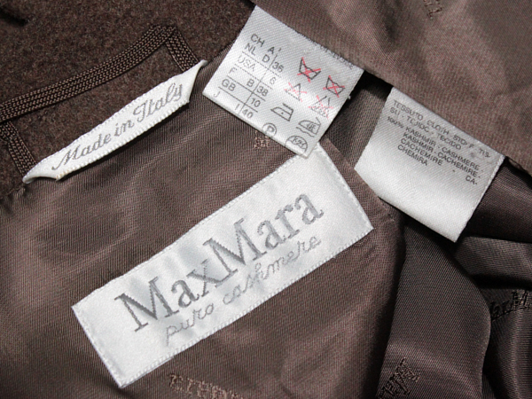 美品♪MAXMARA 総カシミヤ100% マキシ丈ベルテッドロングコート