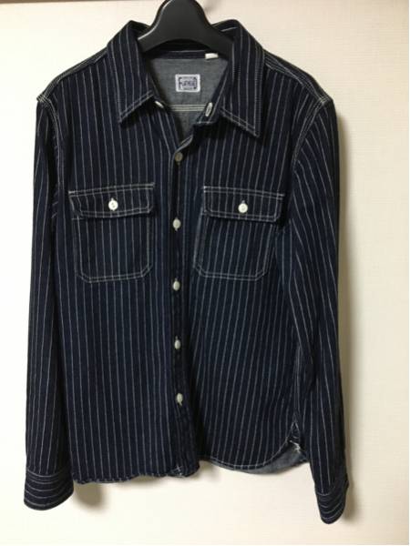 フラットヘッド ウォバッシュ☆デニム☆ワークシャツ☆40