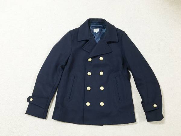 【美品】ユナイテッドアローズ greenlabel★Pコート ネイビー L