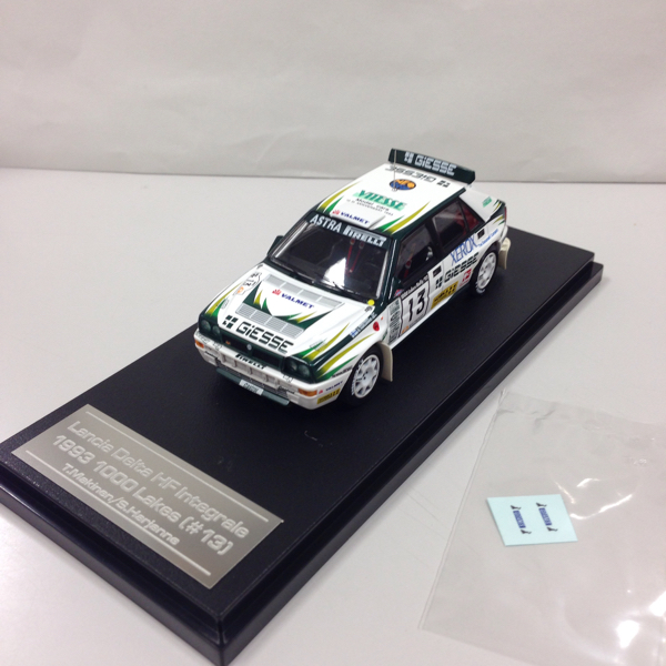 HPI 1/43 ランチア デルタHF (#13) 1993 1000 Lakes 8224 自動車