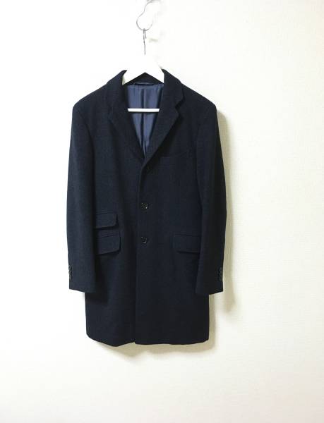 green label relaxing ロロピアーナ チェスターコート ネイビー 男性用
