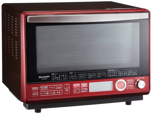 新品】SHARP 過熱水蒸気オーブンレンジ 2段調理 RE-SS10B-R