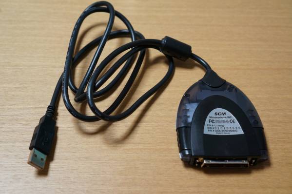 オリンパス USB-SCSI-MD50C USB-SCSI変換アダプタ SCM Microsystems