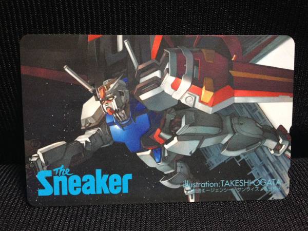 緒方剛志★ガンダム seed the Sneaker スニーカー 抽プレ テレカ