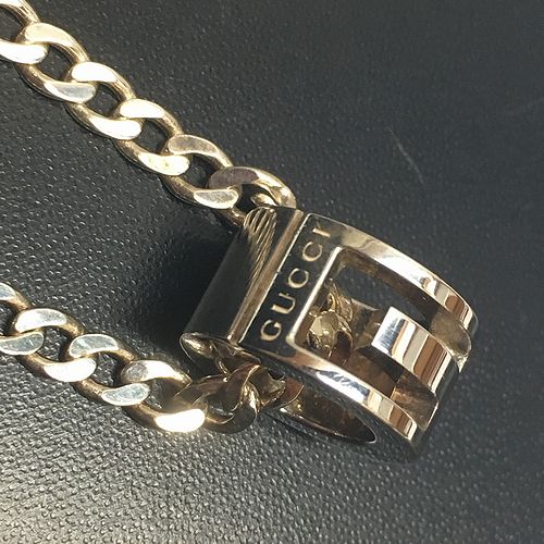 GUCCI グッチ 223351 J8400 8106 Gリング ネックレス シルバー