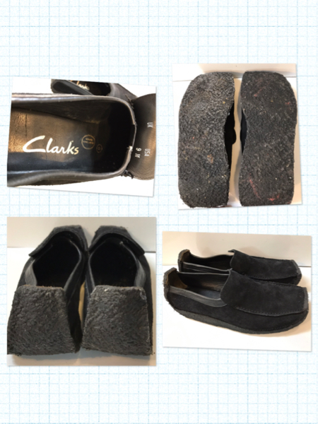 ☆クラークス Clarks☆黒色 ワラビー☆US9☆