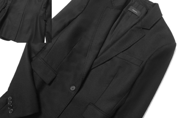 美品☆JOSEPHジョセフ6万☆36☆お洒落！ジャケット黒D250
