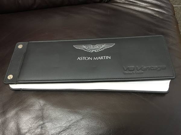アストンマーチン バンテージV8 取扱説明書 ディーラー車 日本語