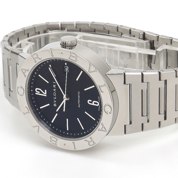 1円～ 美品 本物 BVLGARI ブルガリ BB38 メンズ 自動巻き 時計