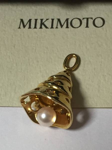 K18 パール ペンダントトップ チャーム MIKIMOTOミキモト ,K18パール 
