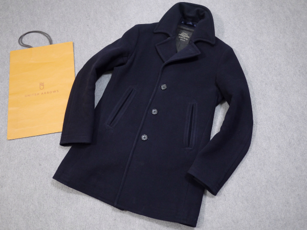 ユナイテッドアローズUNITEDARROWS TOKYOのメルトンウールコート