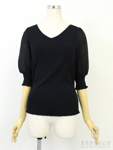 【TO BE CHIC/トゥービーシック】トップス Vネック 長袖【2】