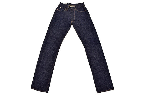 J6341★美品★GREAT 1002★濃紺インディゴ赤耳デニムジーンズ 28