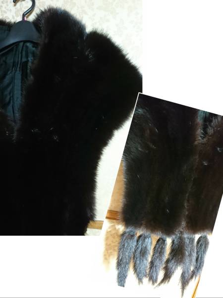 ②ミンク★幅広ストール毛並みが素敵♪新品★限定１点