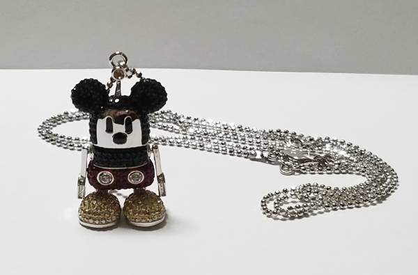 ◇SWAROVSKI スワロフスキー ロボット ミッキー ペンダント ネックレス 