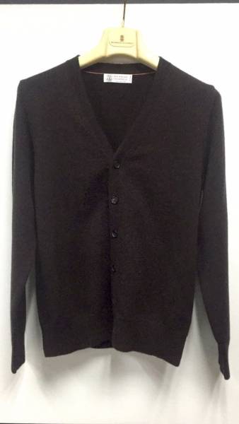 ブルネロブルネロクチネリ セーター 100％カシミア 褐色46