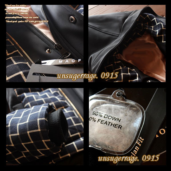 送料600円　国内即日発送！少し訳あり　限定■欧MACメンズ 高品質Paris ダウンジャケット (通常Sサイズくらい）