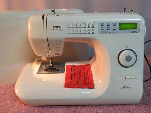 文字模様多数で自糸切付CPミシン・ブラザーレナ‐ジュ(Bー833)・保証付