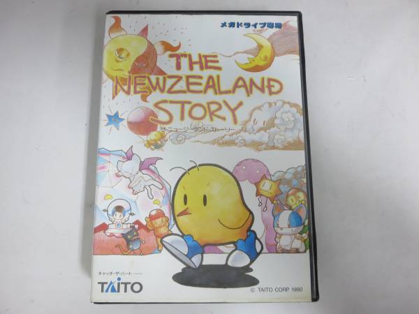 16/04-04 TAITO タイトー メガドライブ MD ニュージ―ランドストーリー 箱付 ソフト
