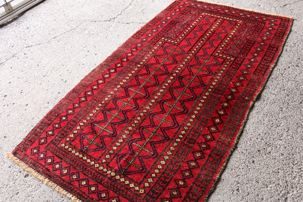 トライバルラグ ⁄ x [バルーチ] OR513 アフガニスタン産 1970年代 RUGS