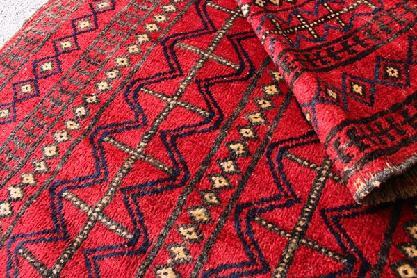 トライバルラグ ⁄ x [バルーチ] OR513 アフガニスタン産 1970年代 RUGS