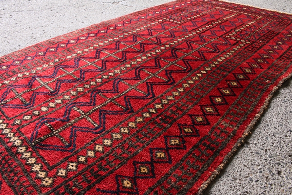 トライバルラグ ⁄ x [バルーチ] OR513 アフガニスタン産 1970年代 RUGS